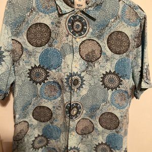 Baird Mcnutt Linen Mens Shirt size L